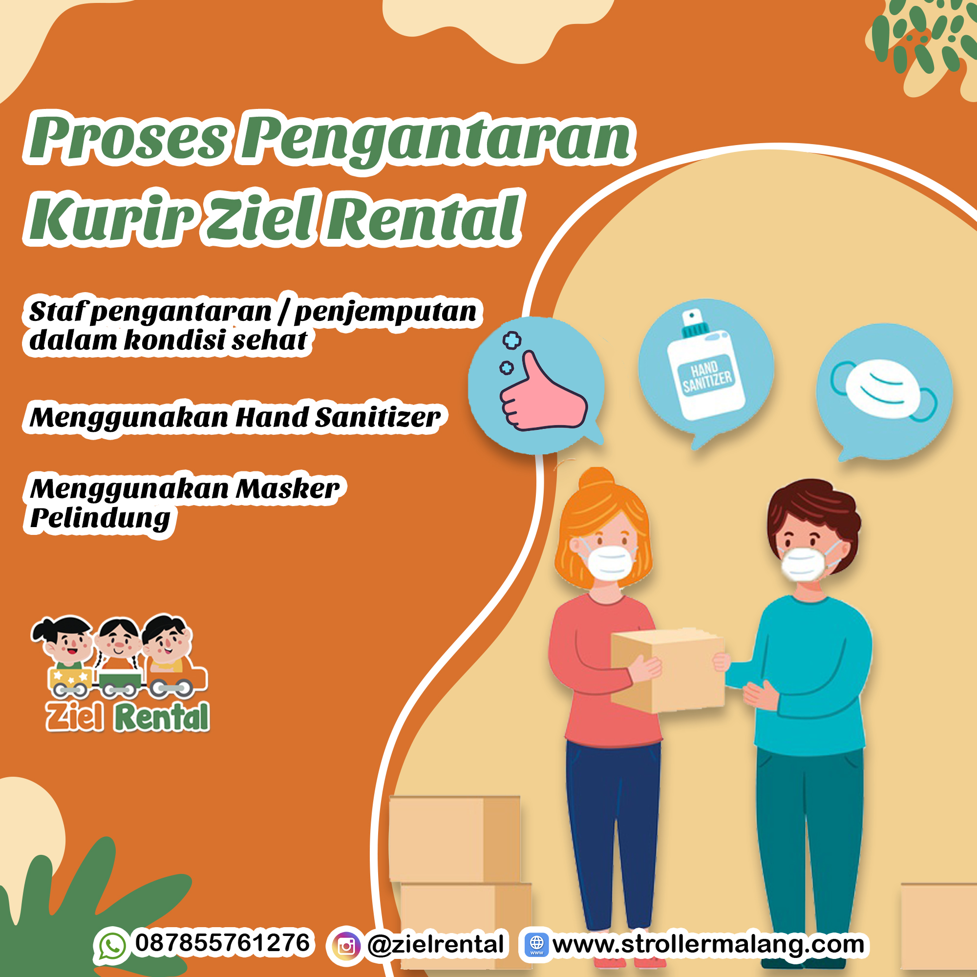 Proses Pengantaran Kurir